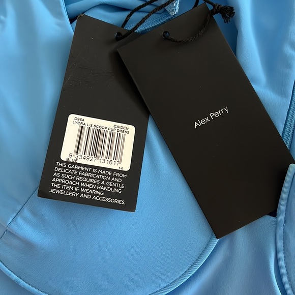 Blue Alex Perry Midi Dress - Picture 4 of 7